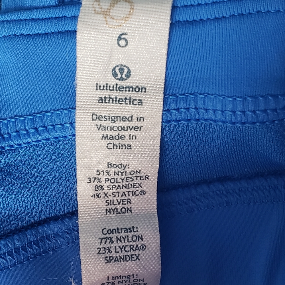 Lululemon Athletica Womens Tank Top Blue - Picture 5 of 7